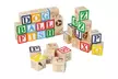 Set de 30 cubes en bois pour l'apprentissage des lettres, chiffres, symboles, animaux et couleurs - Second Medium