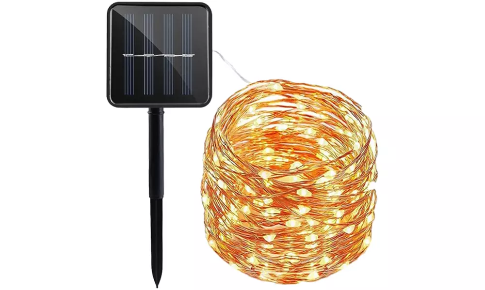 Solar-Lichterkette für den Garten