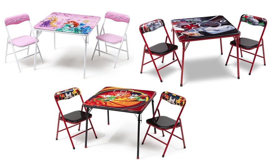 Image 1: Disney Table and Chairs