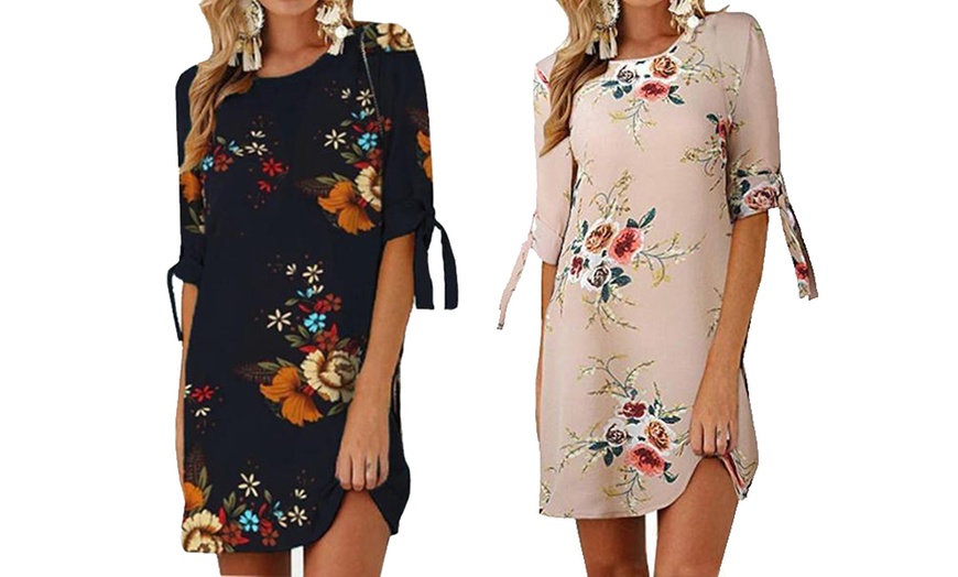 Image 6: Casual Floral Print Dress