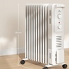 Image 6: HomCom Quiet Oil Filled Radiator; choose from 7, 9 or 11 Fin in White