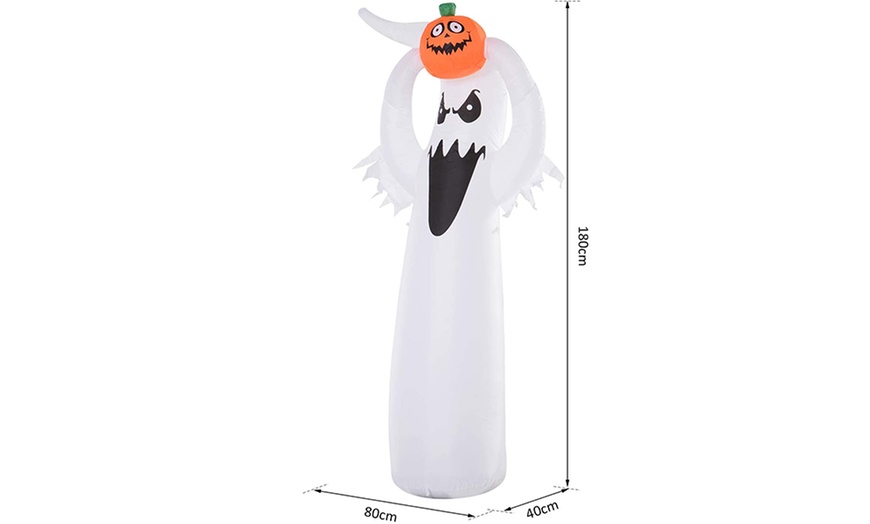 Image 15: HomCom Halloween Inflatable Decor
