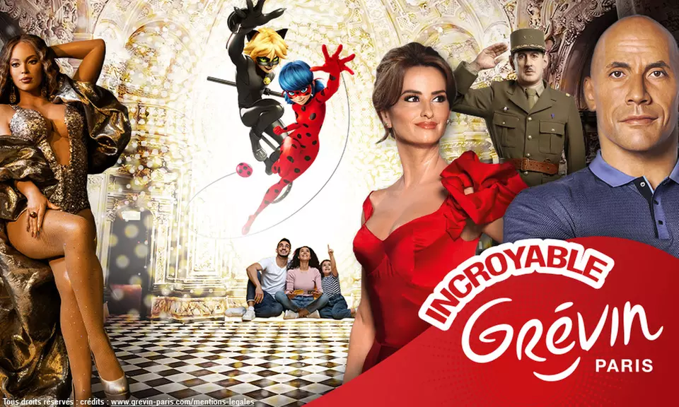 Les plus grandes célébrités en statut de cires : 1 billet pour le Musée Grévin (29% de réduction) - Primary Image