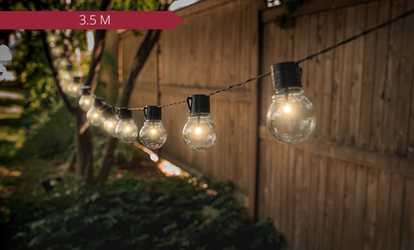 Solar-Powered String Light Bulbs