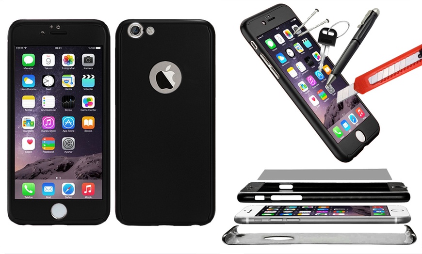 Image 2: Hybrid 360 Case for iPhone