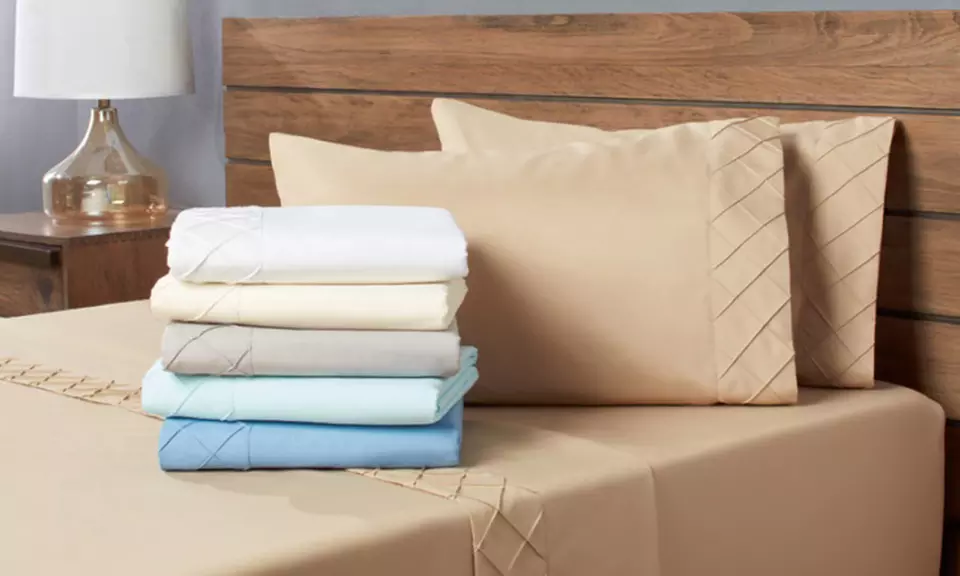 Forever Soft Collection Diamond Hem Sheet Set (4-Piece) - Primary Image