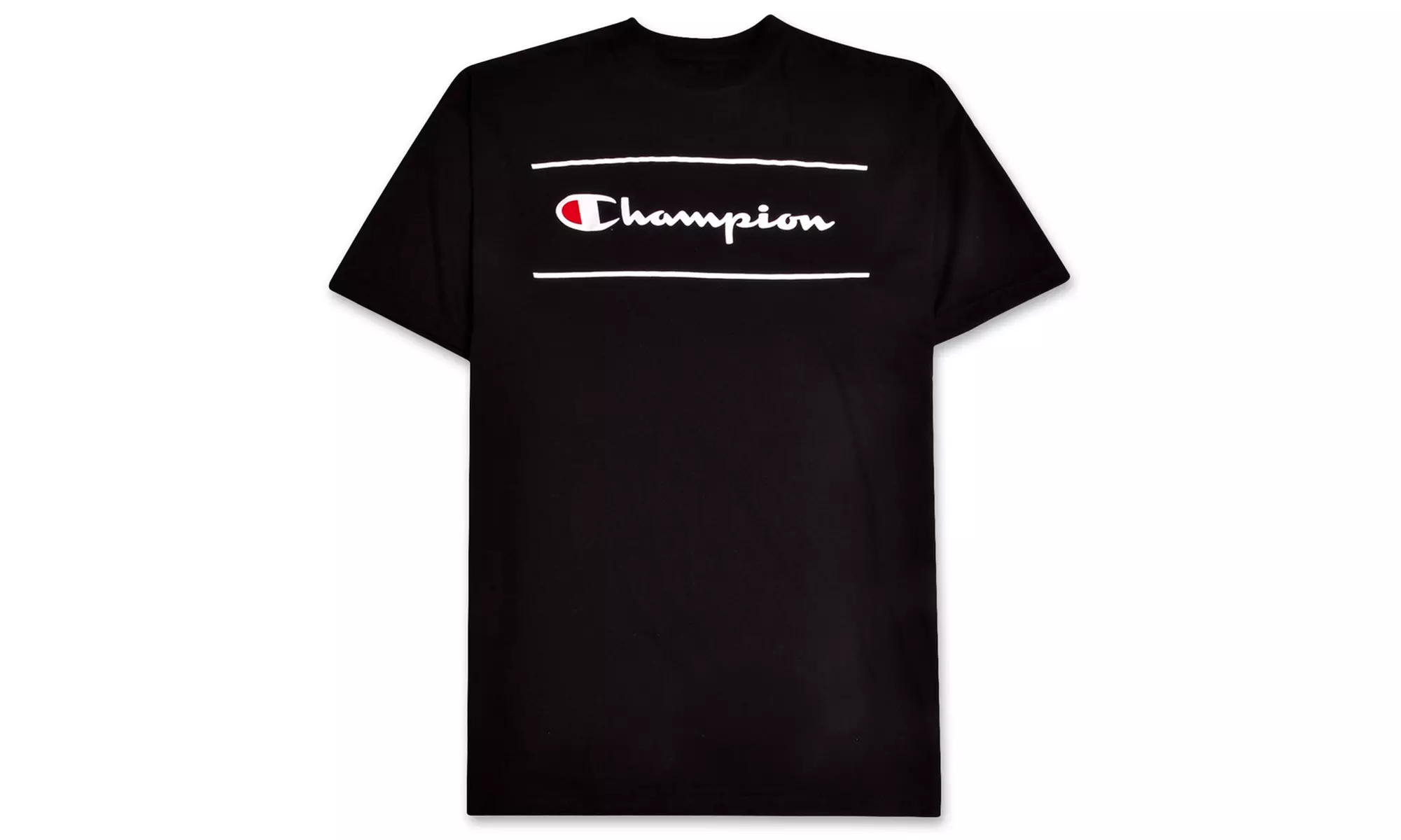 Champion Men's Big and Tall Short-Sleeve Classic Logo Frame Tee (2XL–4XLT) - Second Medium
