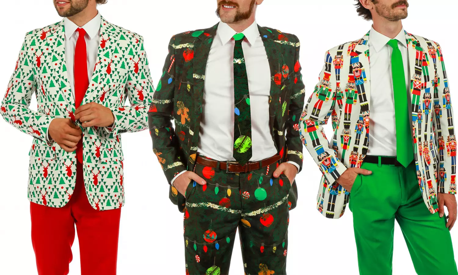 Shinesty Men's Ugly Christmas Sweater Suits - Primary Image