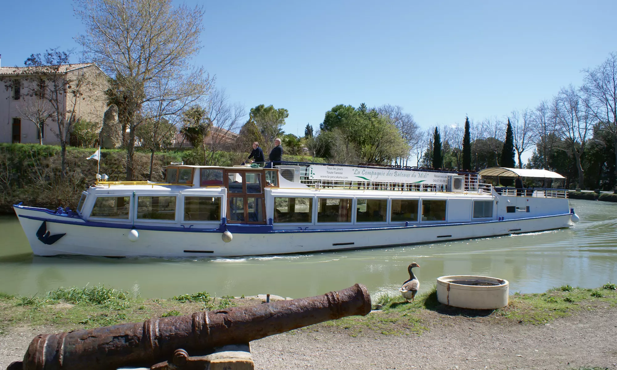 Croisière option repas pour 1 ou 2 personnes avec Les Bateaux du Midi (jusqu'à 25% de réduction) - Second Medium