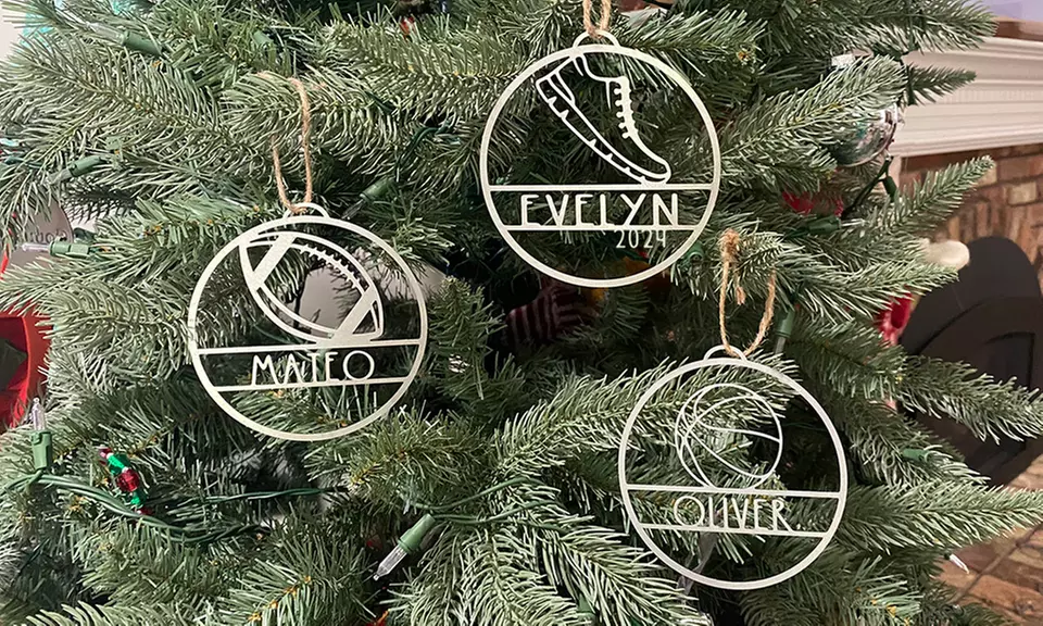 Get a Custom Sports Theme Christmas Ornament for Your Tree