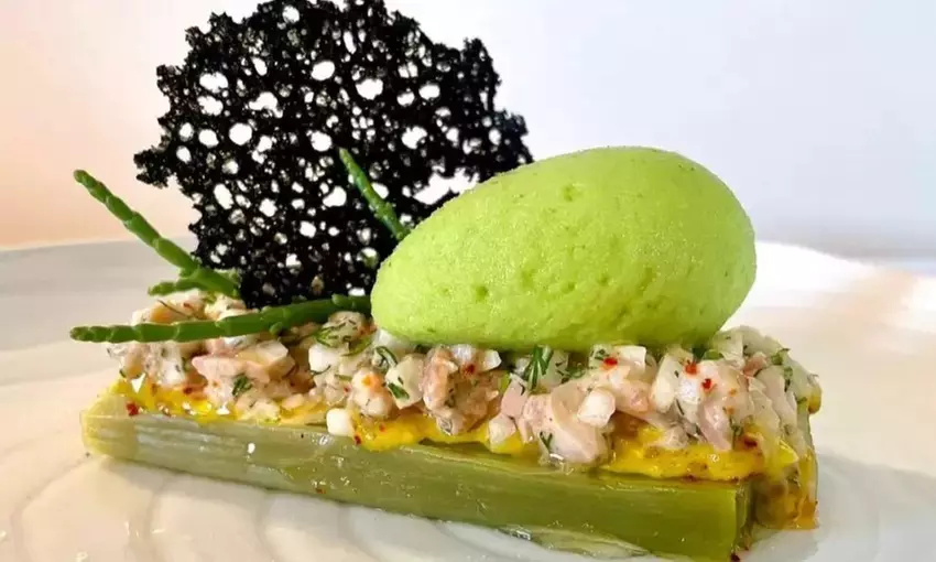 Menu gastronomique en duo avec L'Amandier de Mougins