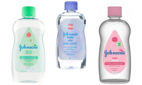 6 oli Jhonson's Baby, disponibili in 3 tipologie