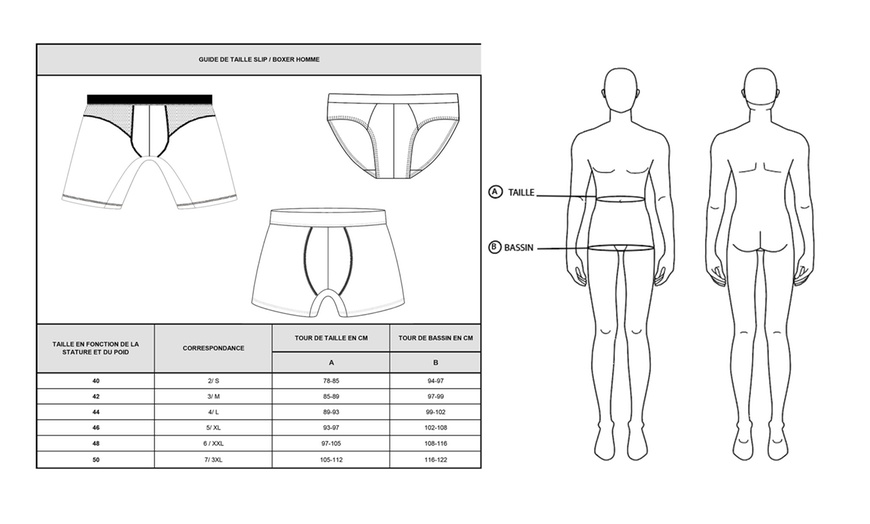 Image 2: Lot de 3 boxers Freegun pour homme