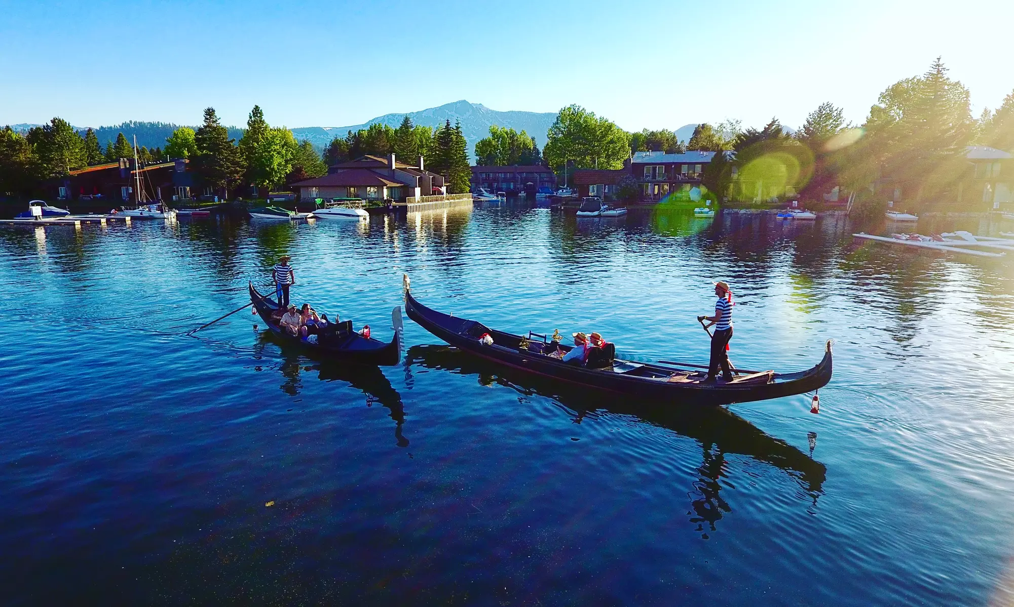 Venetian Gondola Experience for Up to Four at Tahoe Amore (Up to 38% Off) - Primary Image