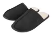 VONMAY Men's Slippers Suede Scuff Slide Fluffy Sherpa Lining Memory Foam Slip - Second Medium