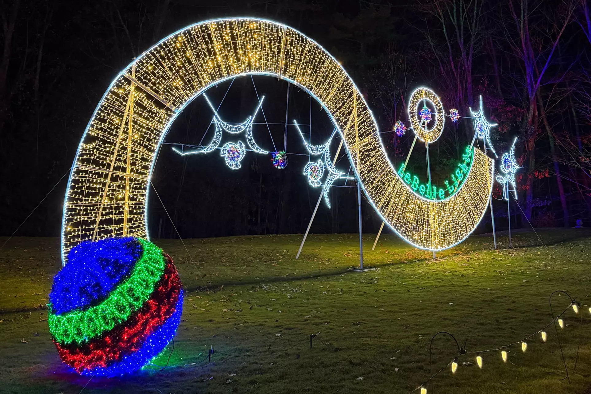 Sparkling Holiday Lights at Labelle Winery in Derry, NH