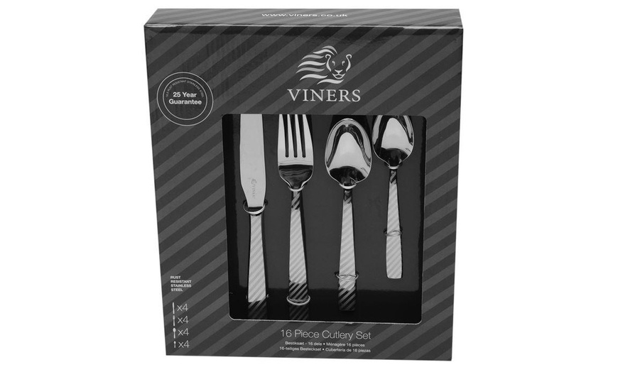 Image 5: Viners 16-Piece Cutlery Set