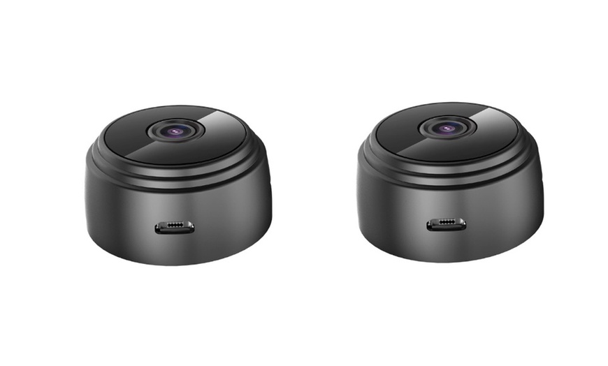 Image 9: Wireless Security Monitor Night Vision Camera x1 or  x2  - Black/White
