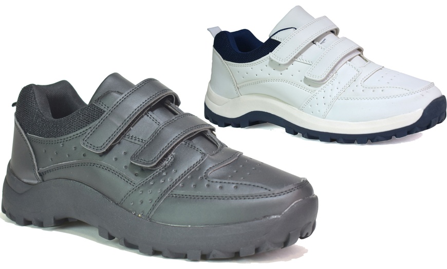 Image 22: Men's Double Strap or Lace-Up Trainers