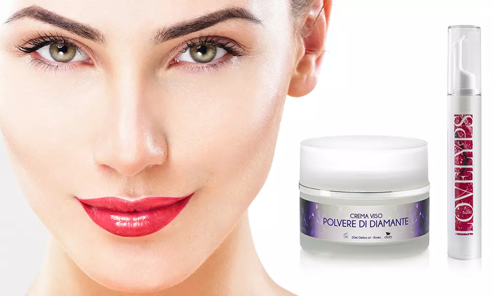 1 o 2 cremas faciales de polvo de diamante y de labios efecto filler Efory Cosmetics - Primary Image