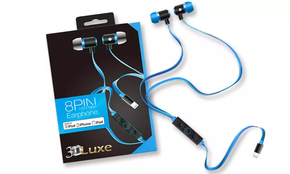 3D Luxe Apple-Certified Lightning Earphones with Multifunction Microphone and Control - Second Medium