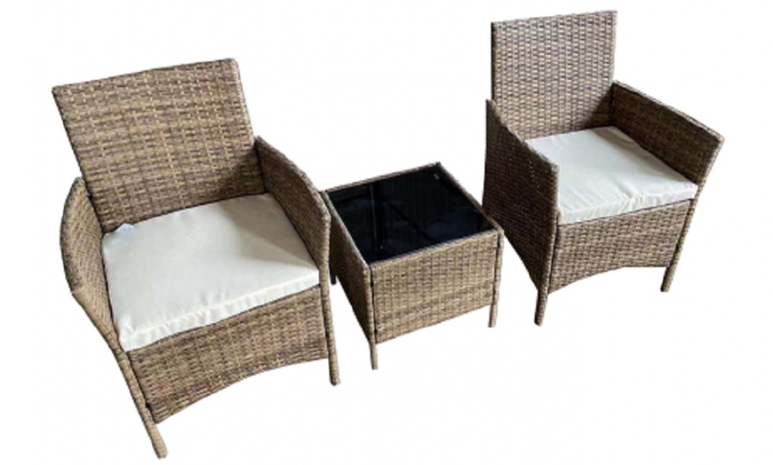 Image 2: Rattan-Effect Furniture Set