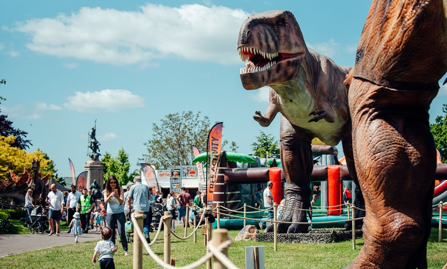 Image 1: Dinosaurs in the Park