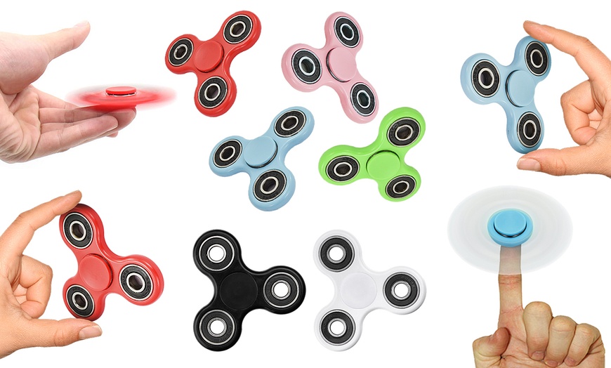 Image 1: Finger Fidget Hand Spinners