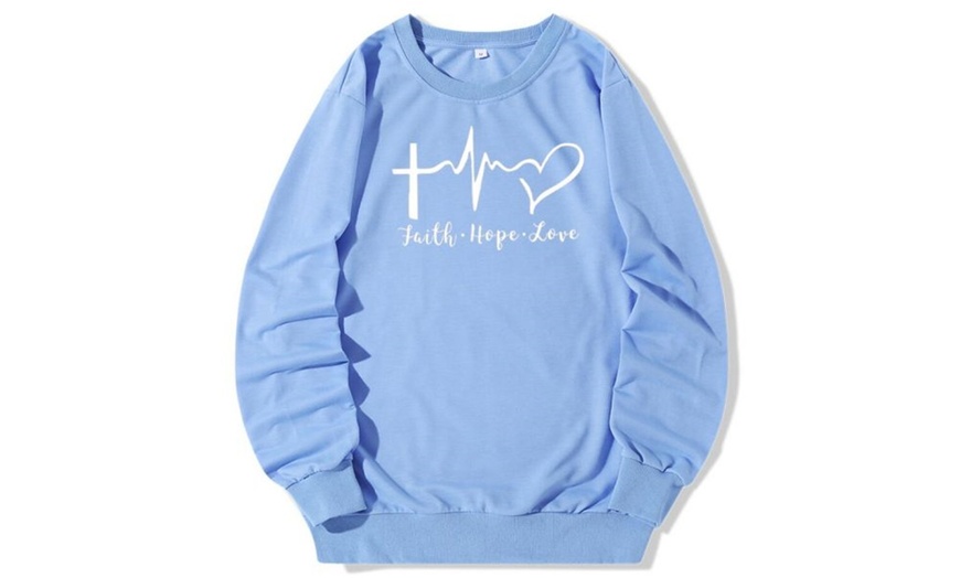 Image 6: Faith Hope Love Sweaters