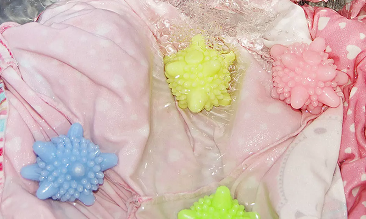 Pack of Ten PVC Laundry Balls