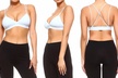 Style Clad Seamless Strappy Cross-Back Triangle Bralette - Second Medium