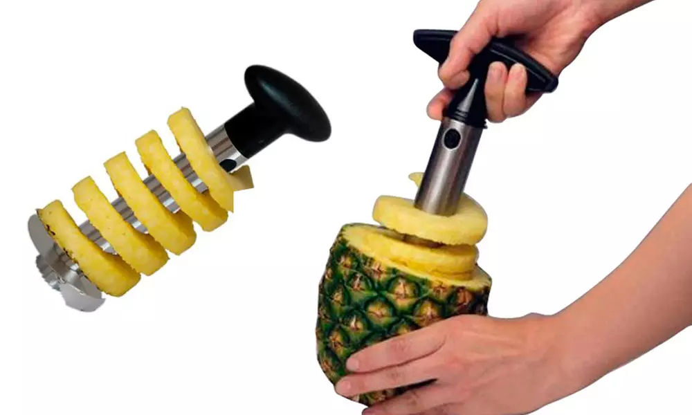 Stainless Steel Pineapple Slicer - Primary Image