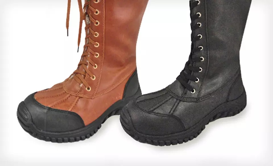 $27 for Apple Bottoms Women's All-Weather Lace-Up Boots (Up to $130 List Price). 22 Options Available. Free Shipping. - Second Medium