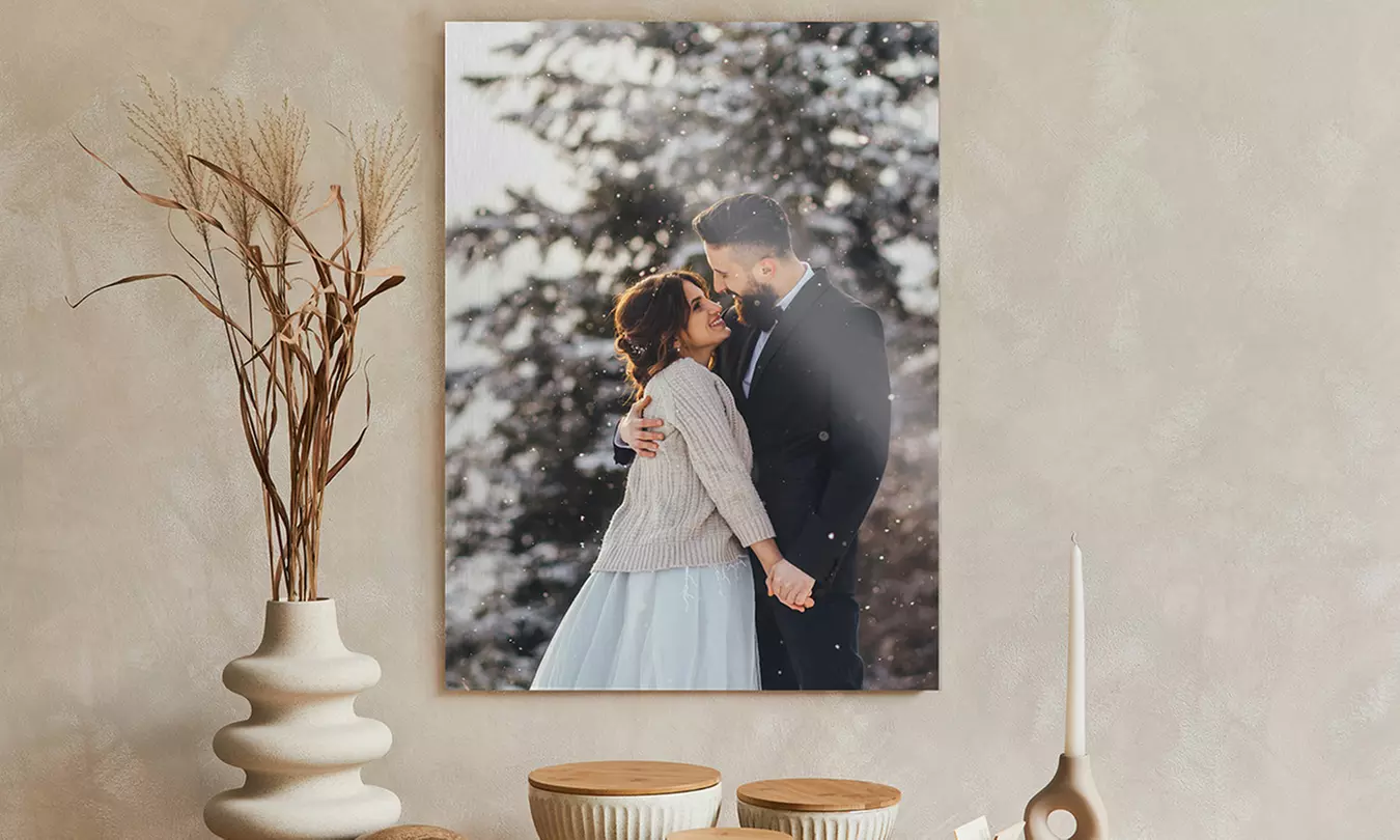 Jouw foto op wit aluminium voor aan je muur