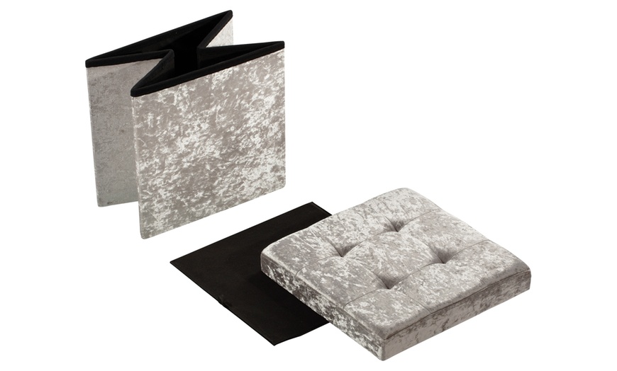 Image 10: Foldable Ottoman Storage Box