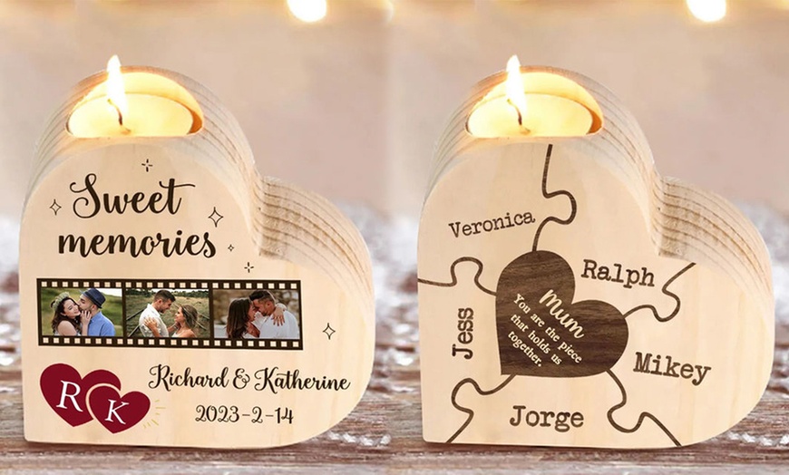 Image 5: Cherish Moments with One or Two Custom Candle Holders