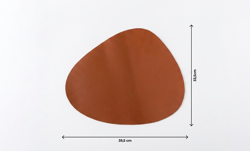 Image 11: Set di 4 tovagliette americane in similpelle