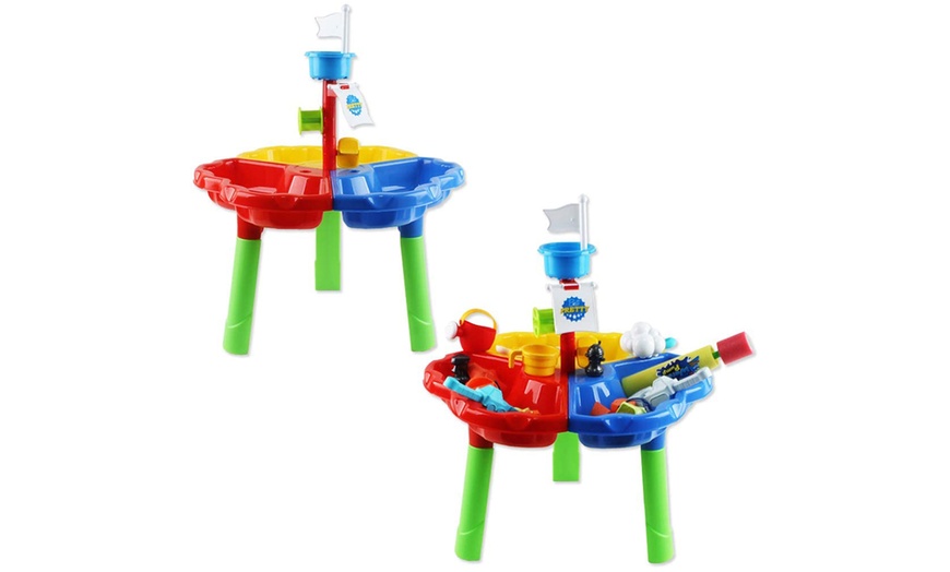 Image 7: Kids' Sand and Water Play Table