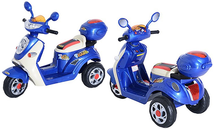 Image 7: HOMCOM Kids Electric Toy Tricycle