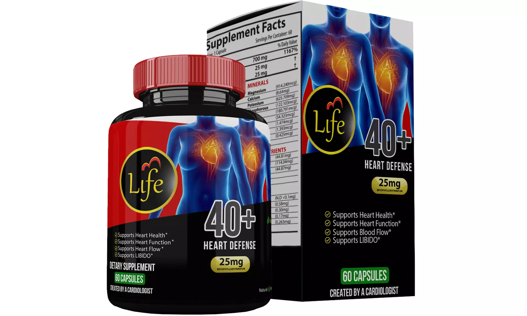$25 for 60-Capsule Bottle of Life Pill 40+ Heart Defense from Life Pill Laboratories ($29.99 Value) - Primary Image