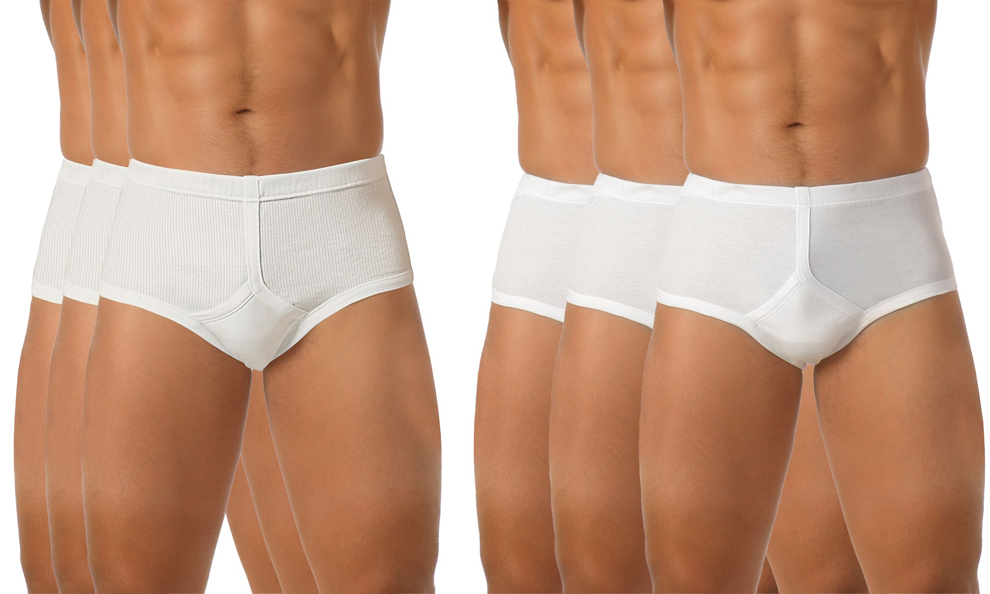 6er-Pack blaugrana Baumwoll-Unterhosen für Herren