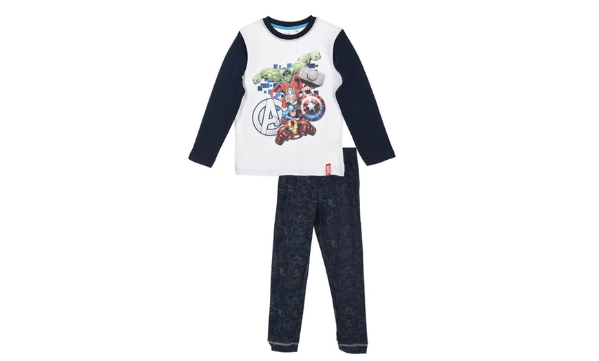 Image 2: Boys' Marvel Superhero Pyjamas