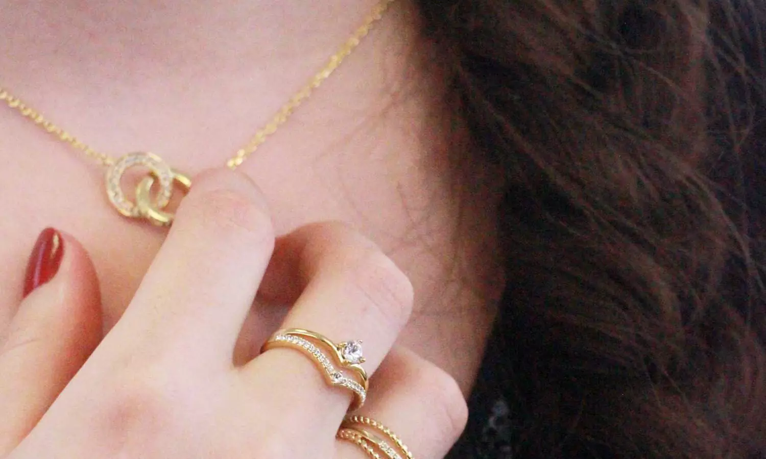 Damen-Ring mit österreichischen Kristallen