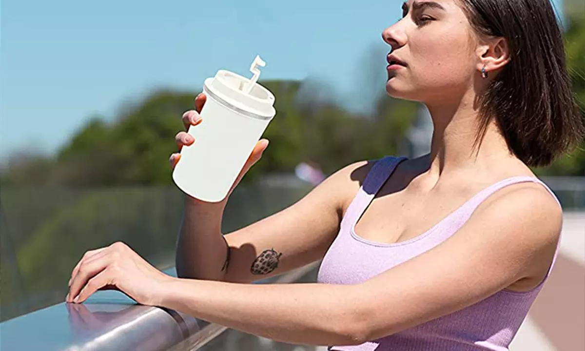 Travel-Friendly Insulated Stainless Steel Coffee Mug