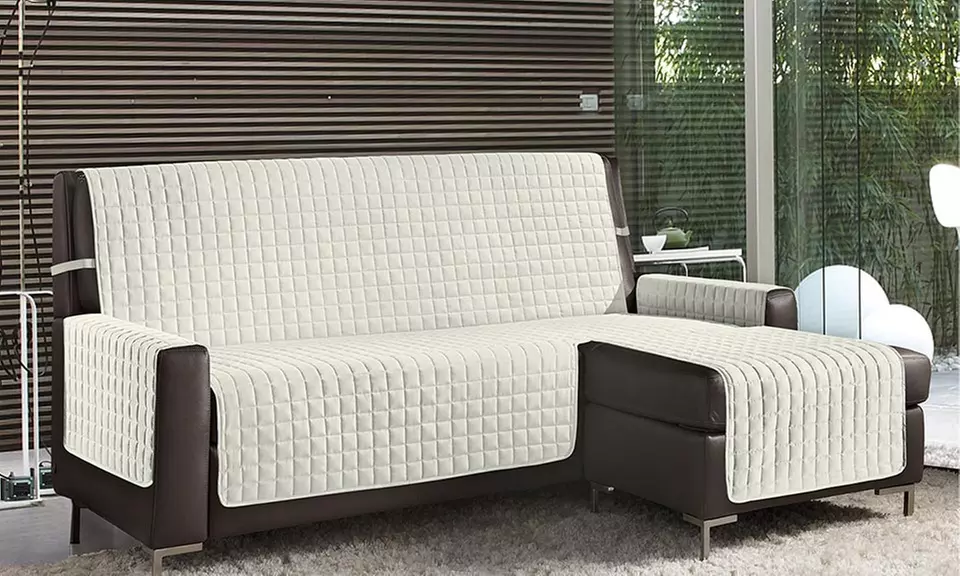 Housse de canapé réversible et anti-tache