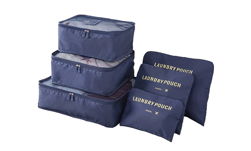 Image 6: 6- or 12-Pack Lightweight Washable Storage Travel Bags