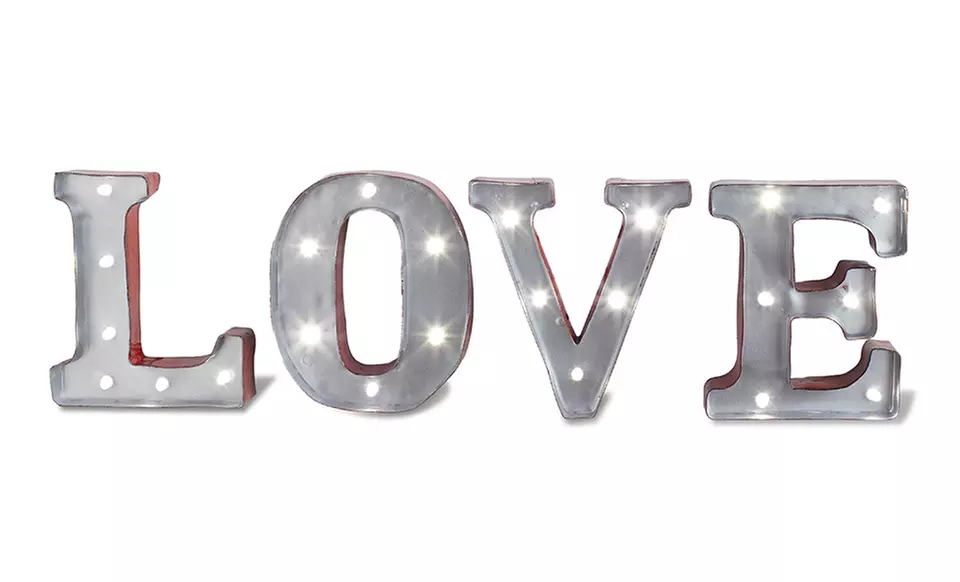 Marquee 4.5" LOVE LED Sign - Second Medium