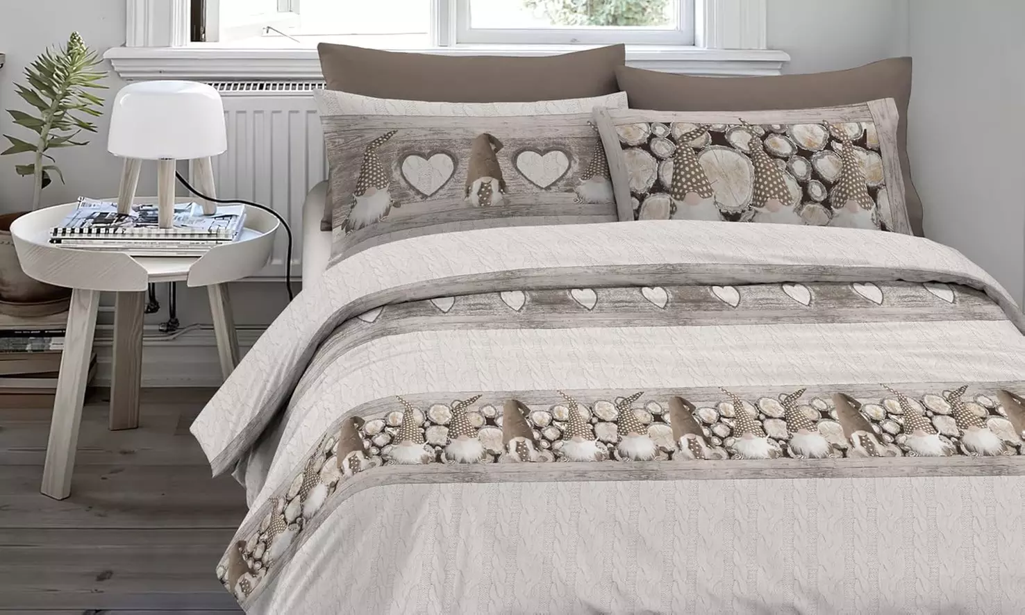 Copripiumino in flanella, disponibile in 2 dimensioni, e varie fantasie e colori - Primary Image