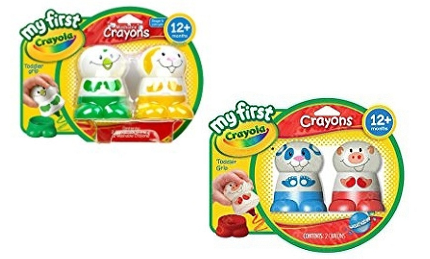 Image 1: My First Crayola Crayons