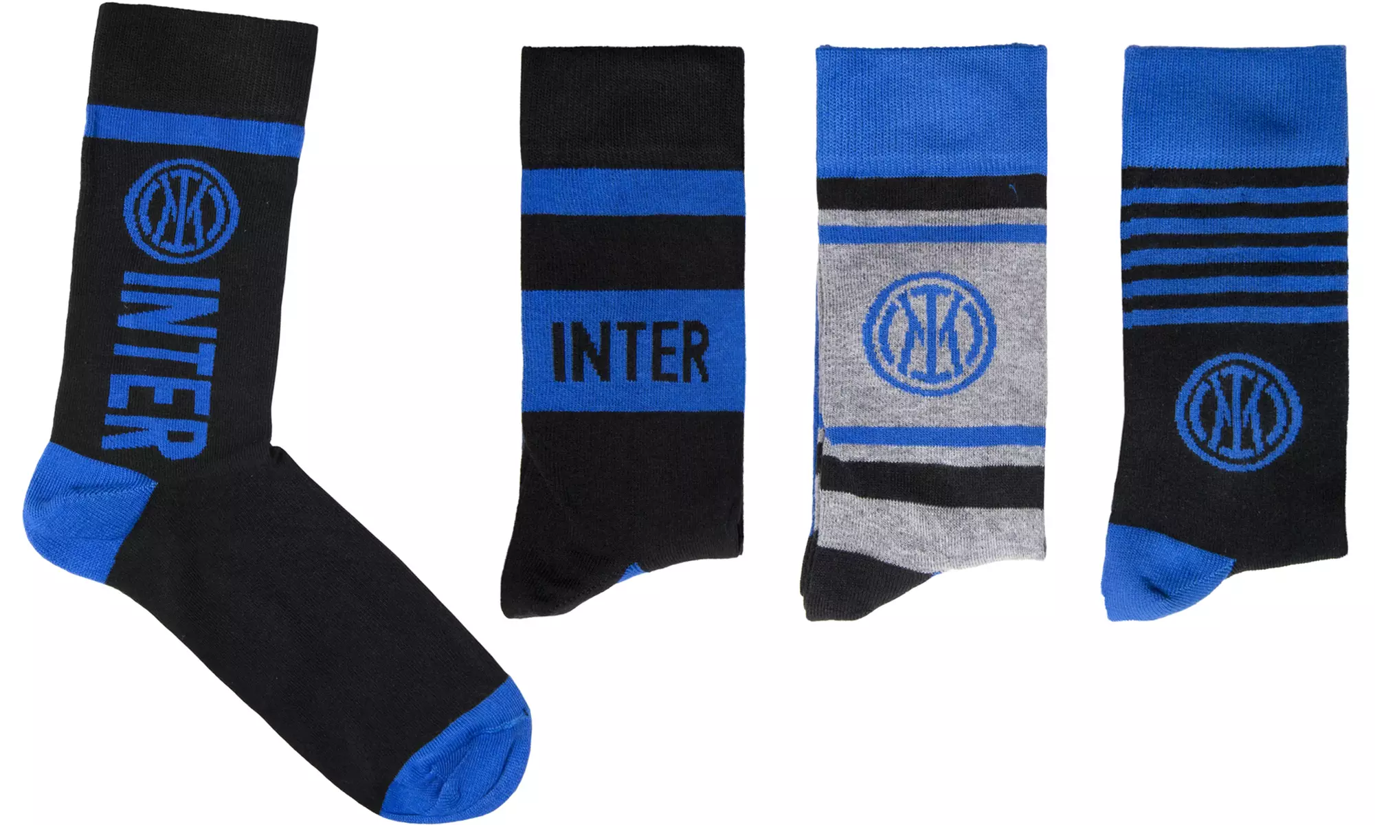 Pack di 4 paia di calze corte Squadre di Calcio